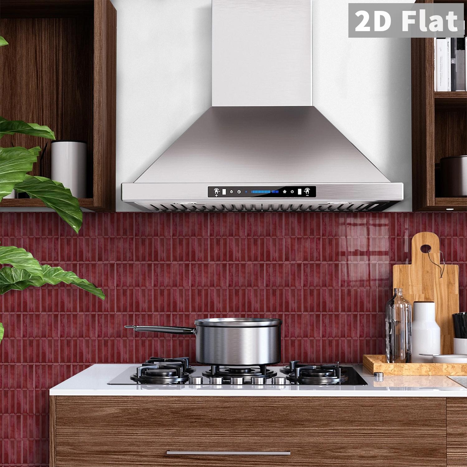 Home Bathroom Tiles Design - 14개입 자가 접착 타일 벽 스티커,