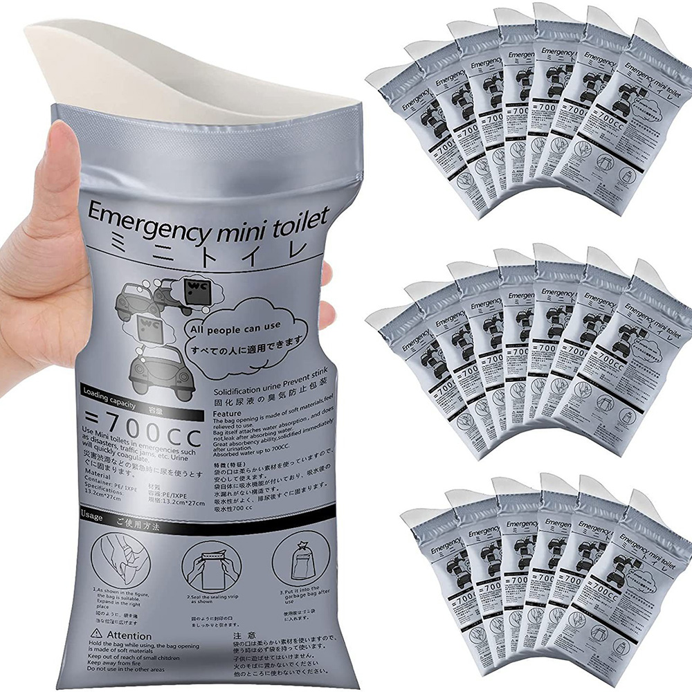 Home Bathroom Urinal - 5-30Pcs 야외 응급 소변 가방 700ml