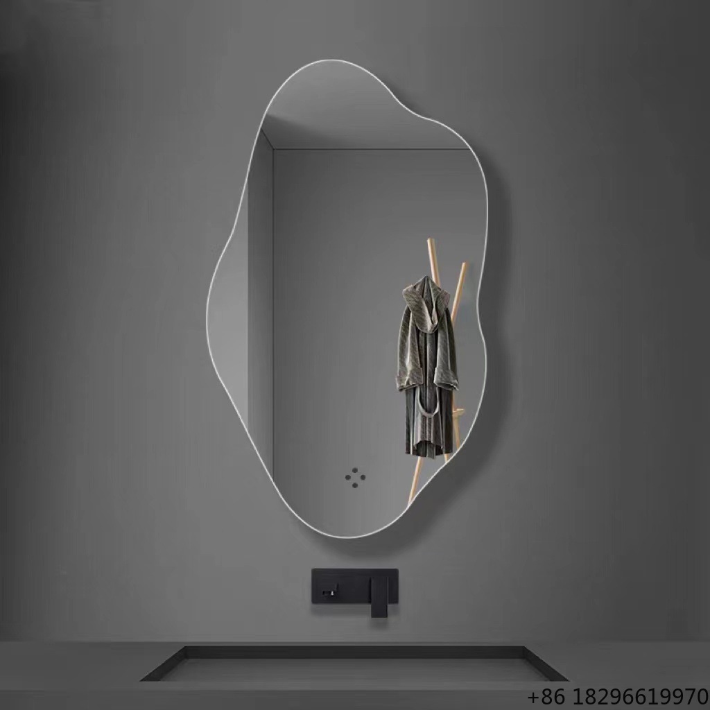 Home Goods Bathroom Mirrors - 불규칙한 모양의 욕실 벽 거울 아트