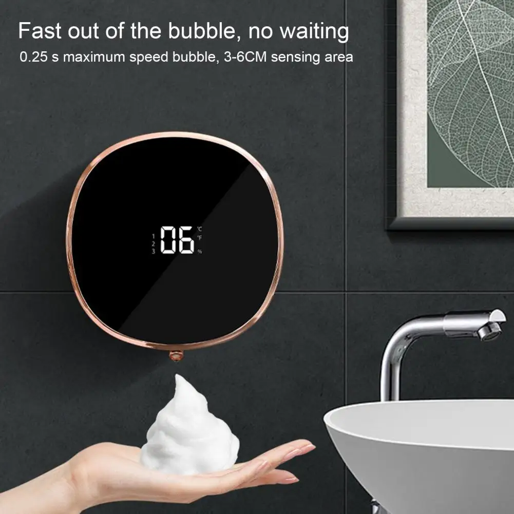 터치 버튼이 있는 전기 비누 디스펜서 터치리스 전기 비 - Home Bathroom Wall Soap Dispenser 리뷰 및 가격