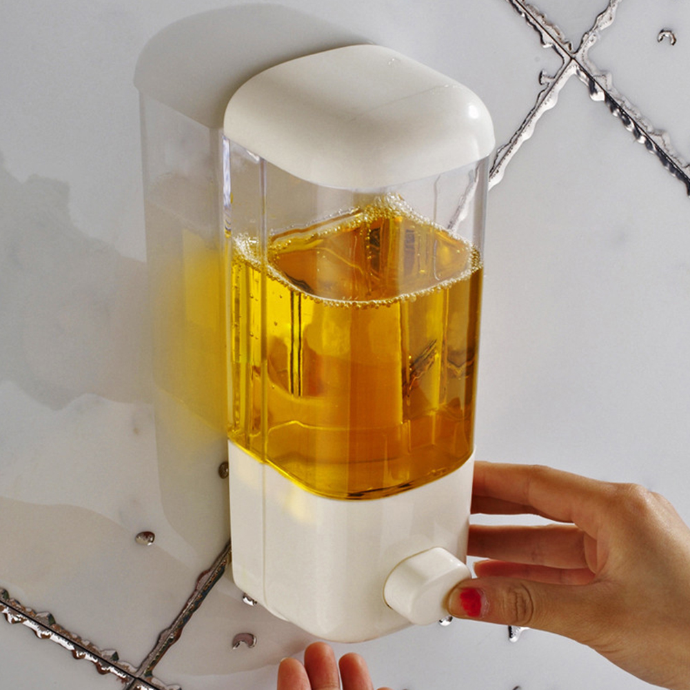 500ML 벽 마운트 비누 디스펜서 욕실 소독제 샴푸  - Home Bathroom Wall Soap Dispenser 리뷰 및 가격