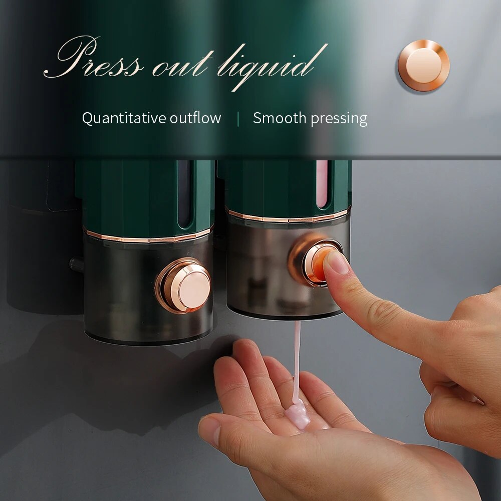 수동식 압력 비누 디스펜서 450ml 벽걸이형 - 드릴 - Home Bathroom Wall Soap Dispenser 리뷰 및 가격