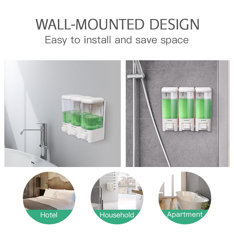 SVAVO 벽걸이 액체 비누 디펜서, 핸드 비누 펌프, - Home Bathroom Wall Soap Dispenser 리뷰 및 가격