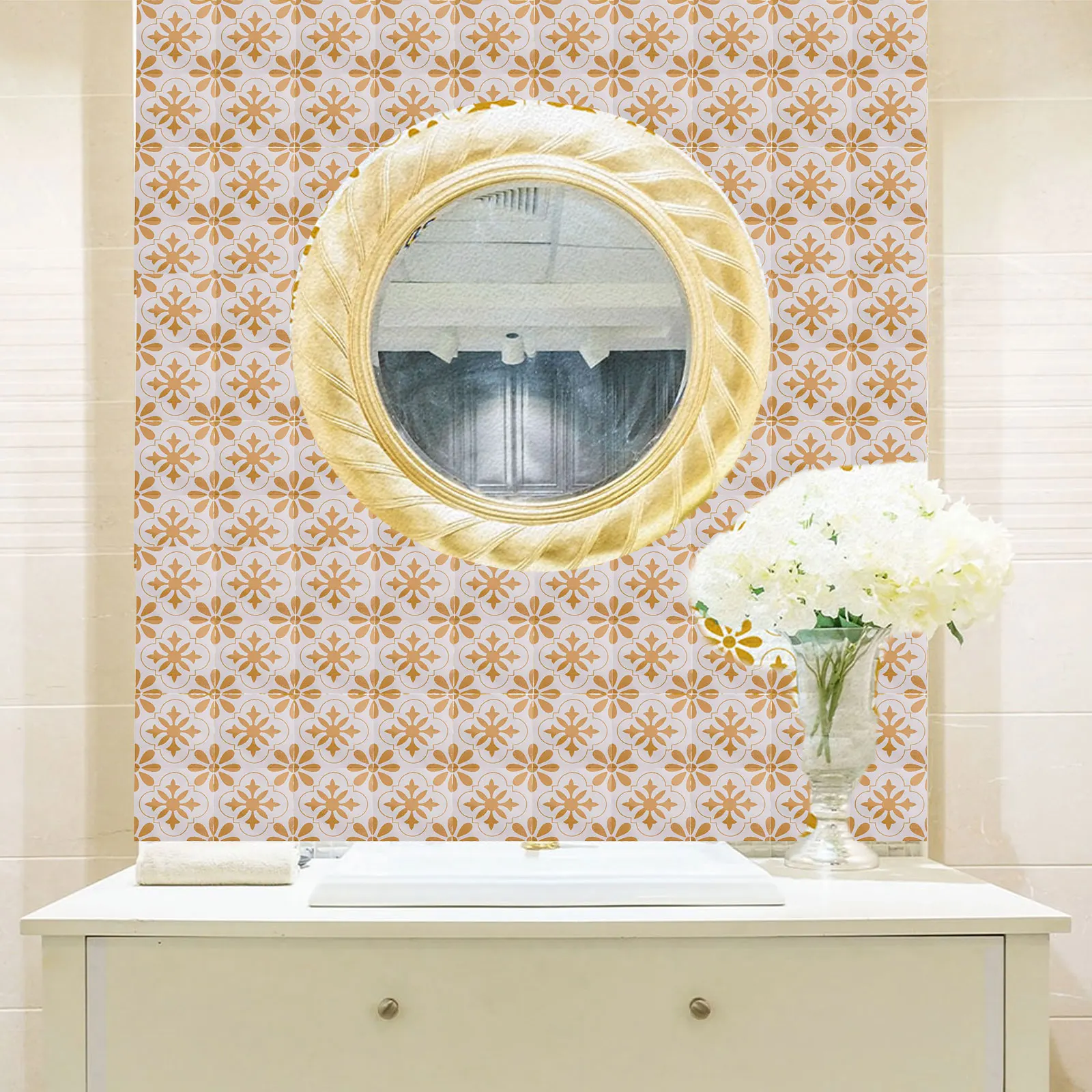 실내 벽 및 바닥 장식용 3D 모자이크 타일 스티커 욕 - Home Bathroom Tiles Design 리뷰 및 가격