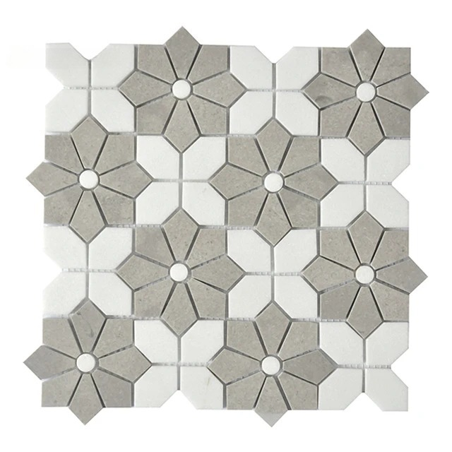 흰색 혼합 비앙코 화이트백 스플래시 욕실 벽, 가정,  - Home Bathroom Tiles Design 리뷰 및 가격