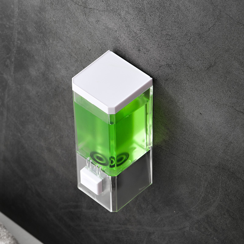 새로운 가정용 투명 벽걸이형 수동 비누 디스펜서, 욕실 - Home Bathroom Wall Soap Dispenser 리뷰 및 가격