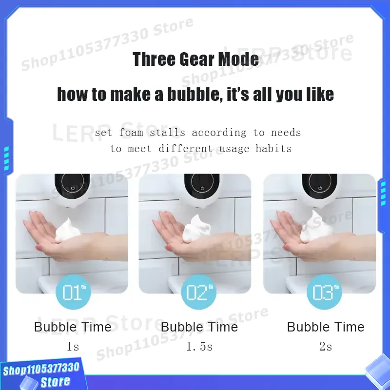 자동 전기 거품 비누 디스펜서 스마트 노터치 센서 벽걸 - Home Bathroom Wall Soap Dispenser 리뷰 및 가격