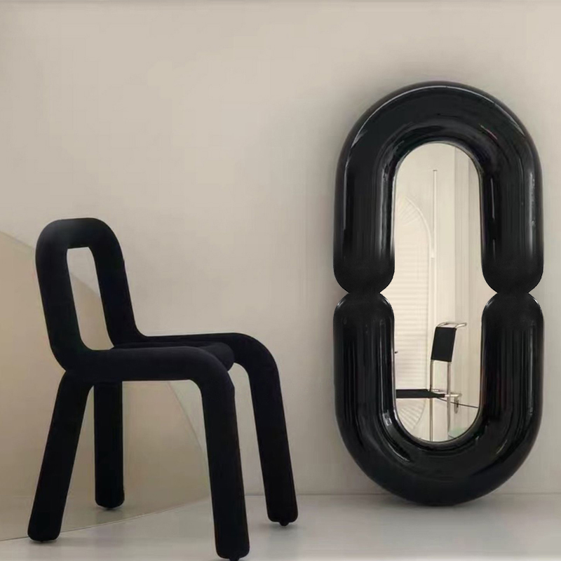힙스터풍 멤피스 에스펠헤로 가정용품 타원형 블랙 벽거울 - Home Goods Bathroom Mirrors 리뷰 및 가격